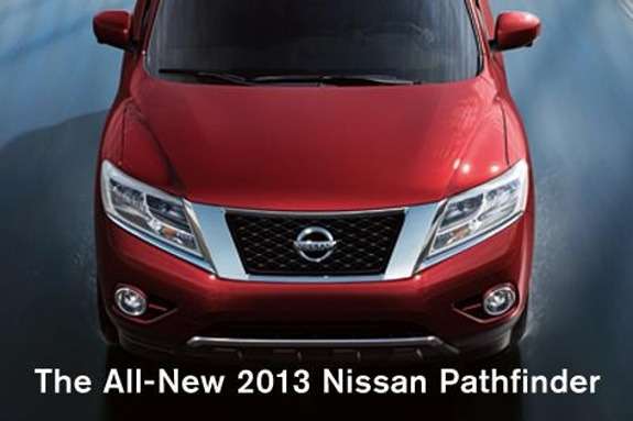 New Nissan Pathfinder front end