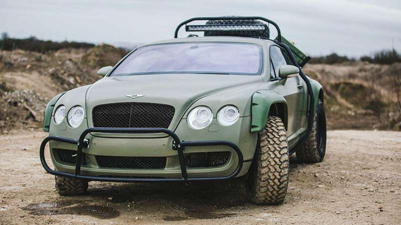 В Сети продали купе Bentley Continental GT, подготовленное для апокалипсиса