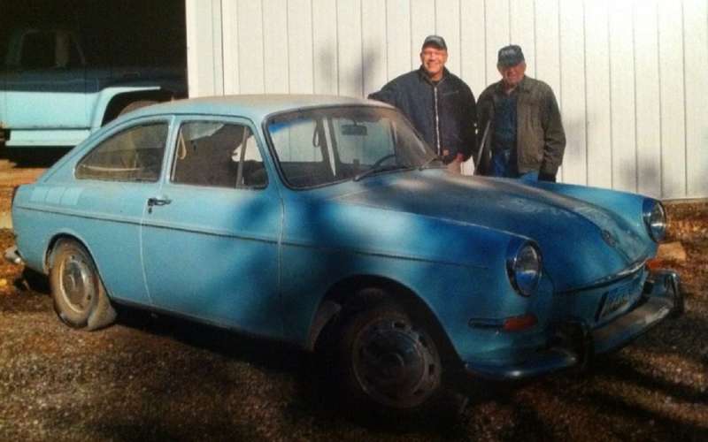 Коллекционер нашёл и восстановил отцовский Volkswagen Type 3 fastback 1967 года