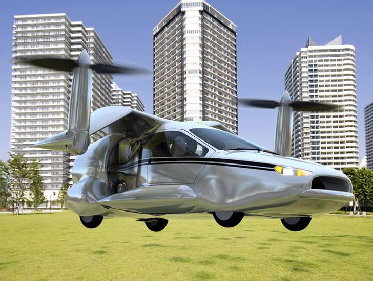 Terrafugia разрабатывает автономный гибридный самолетомобиль