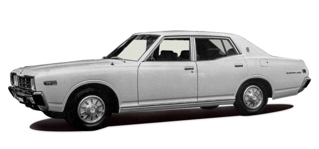 Datsun 220C (Nissan Cedric) – седан с дизелем 2,2 л мощностью 70 л.с. при 4600 об/мин (мощность указывали по стандарту SAE).