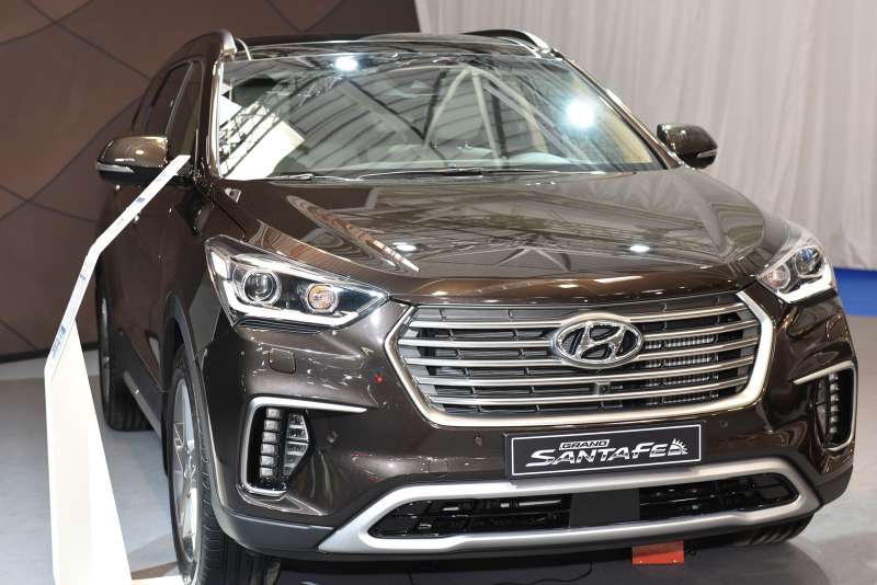На мотор-шоу в Братиславе дебютировал обновленный Hyundai Grand Santa Fe
