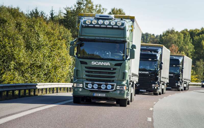 Грузовиками Scania можно будет управлять с мобильника
