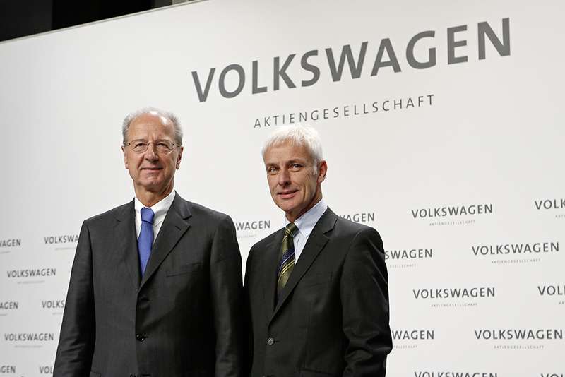 Volkswagen Pressekonferenz, 10.12.2015