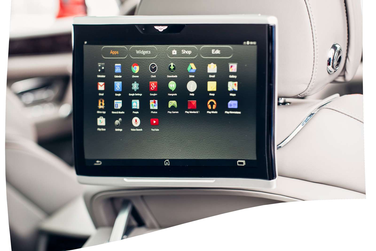 Хотя планшеты – с логотипами Bentley, их интерфейс хорошо знаком любому пользователю ОС Android.
