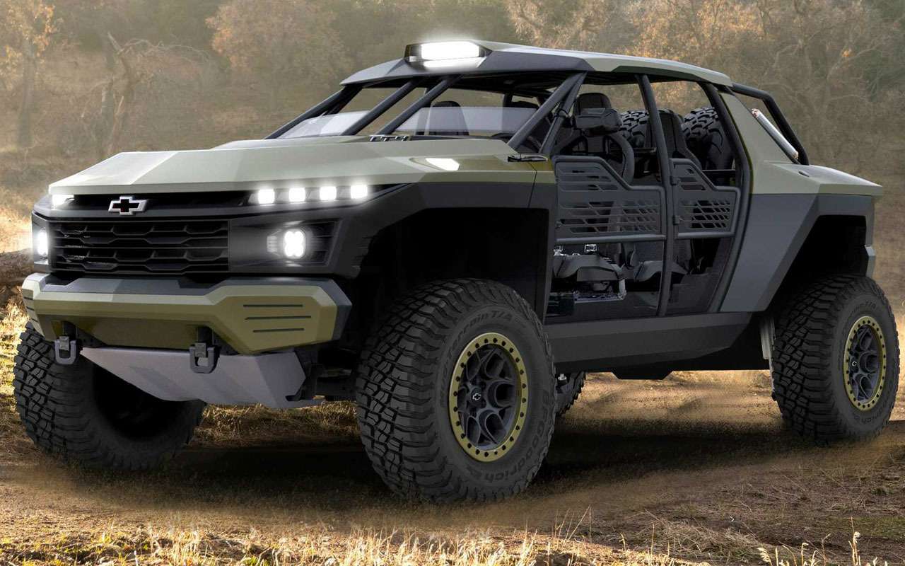 Зверский внедорожник Chevrolet на базе военной машины — фото 1289782