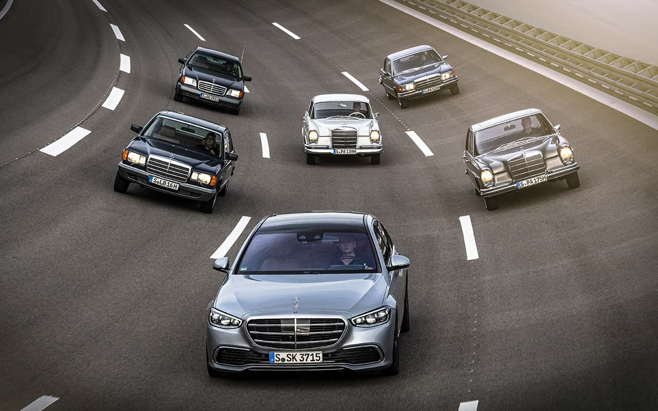 Mercedes S-класса стоил 5 млн (еще в 2014-м). Что на них есть сегодня? — фото 1367528
