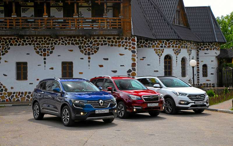 Новый Renault Koleos против конкурентов: буржуа, лесник и ленивец