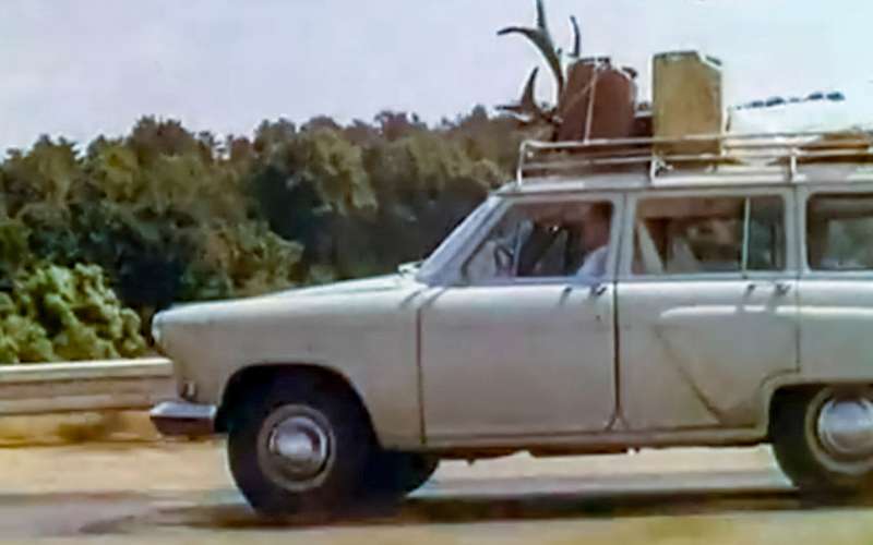 «Шофер на один рейс», режиссер Вадим Зобин, 1981 г. Подержанный, но еще крепкий ГАЗ‑22 – один из главных героев легкой комедии путешествий.