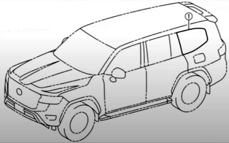 Опубликованы чертежи нового Toyota Land Cruiser
