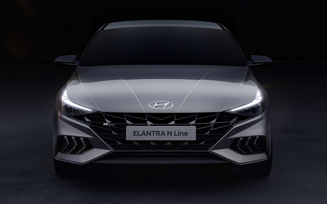 Hyundai показала свежие тизеры Elantra N Line — фото 1143834