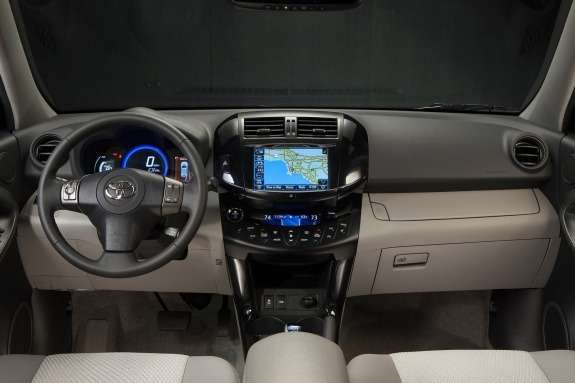 Toyota RAV4 EV inside