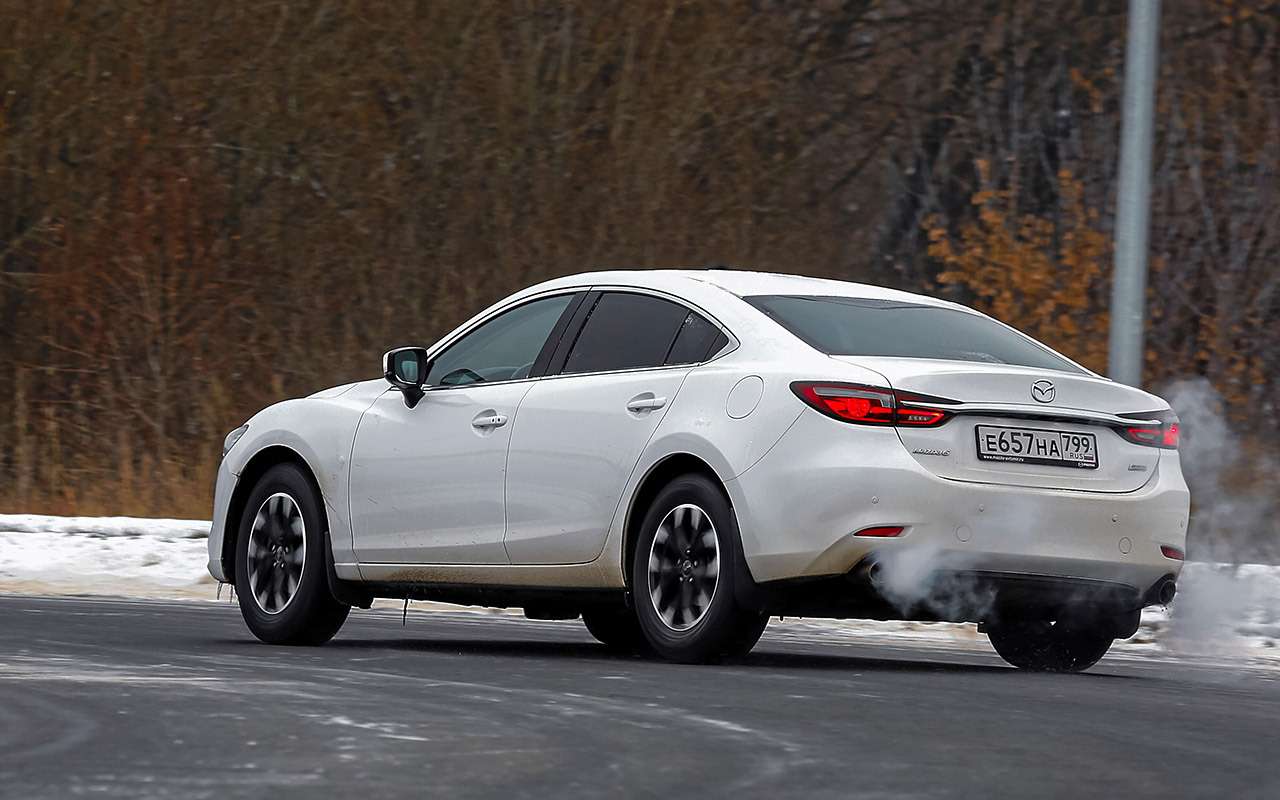 Mazda 6 классно рулится даже на высокопрофильных шинах!