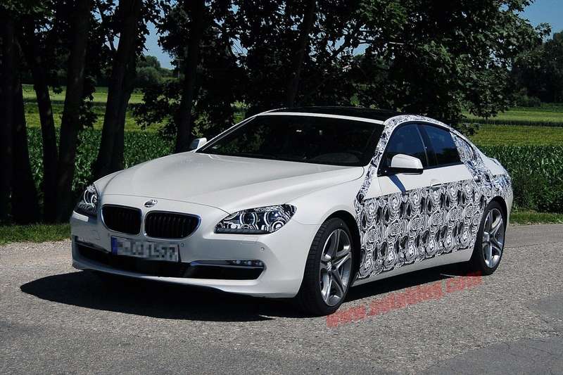 BMW 6-Series GT spy shot fornt view
