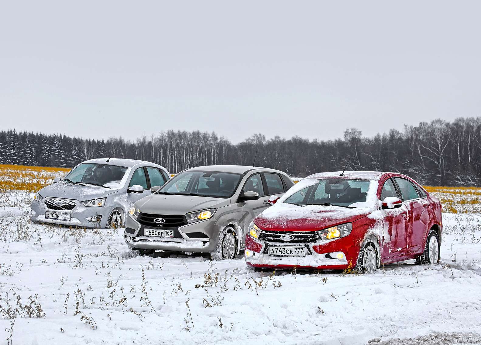 Большой зимний тест: Lada Vesta, Lada XRAY и Datsun mi-DO из парка ЗР — фото 571780