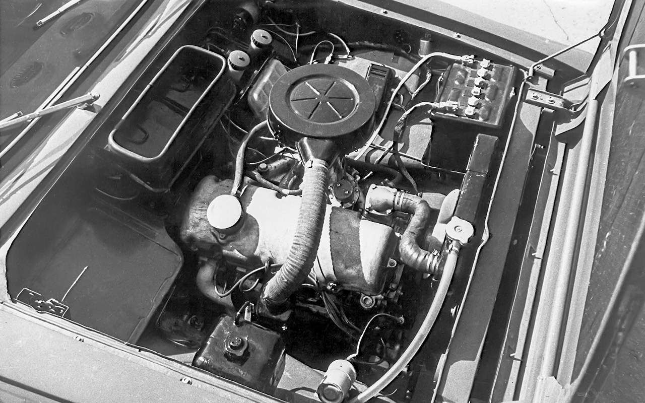 Серийный 1,5‑литровый двигатель под капотом Москвича‑3–5-4.