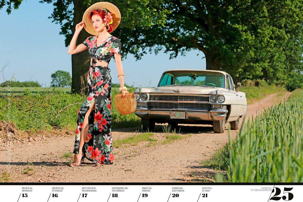 16 красоток и 29 легендарных тачек Америки — ваш календарь-2020 — фото 1003765