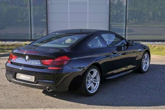BMW 640d Coupe with M-package rear view