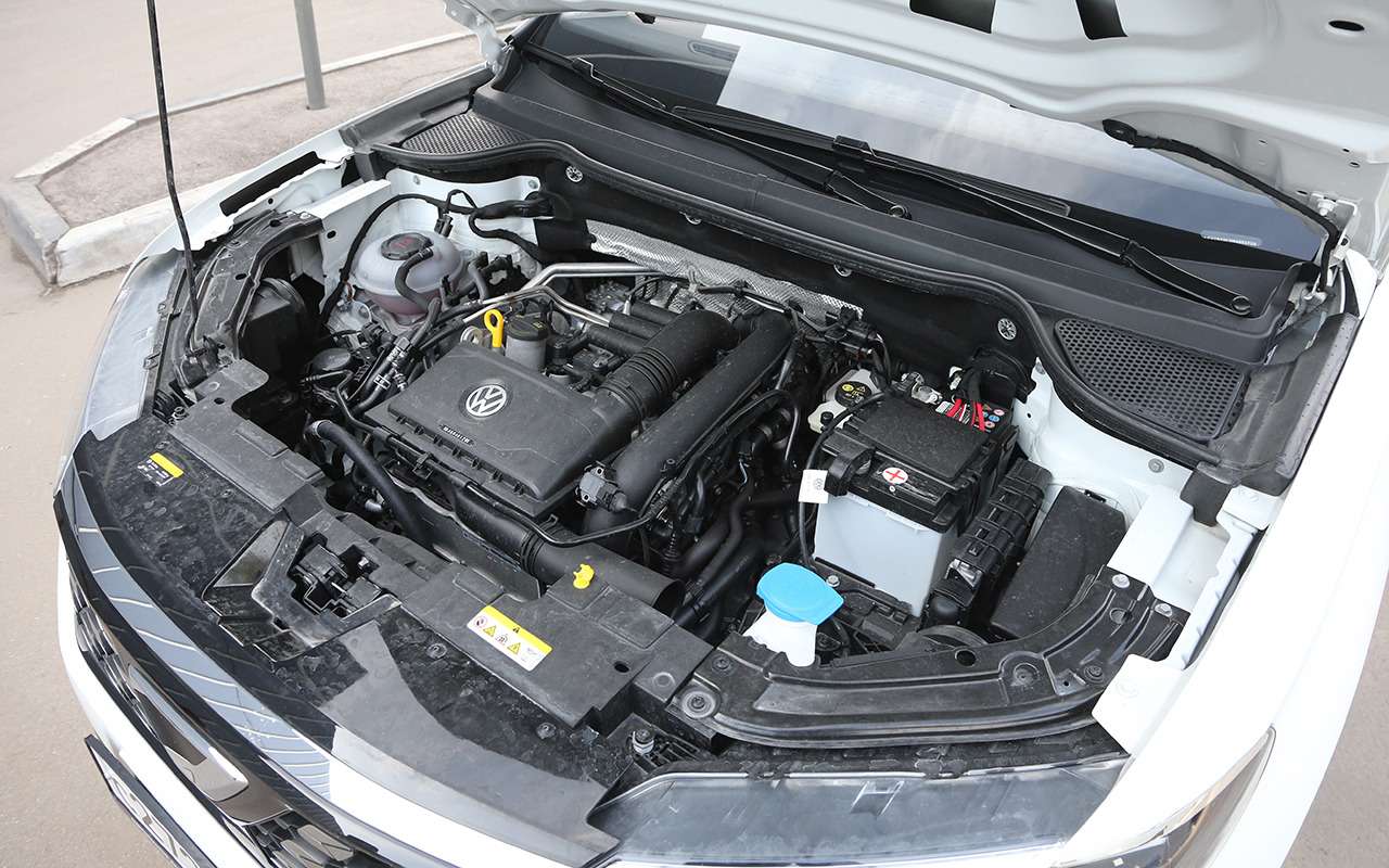 Турбомотор 1.4 отлично знаком по другим моделям концерна — от VW Polo до Шкоды Kodiaq.