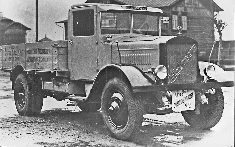 Опытный образец 1934 года ЯГАЗ-Дизель с двигателем по имени Коджу.