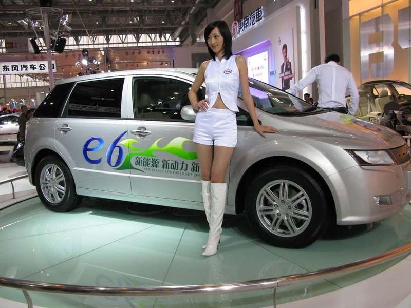 no copyright BYD e6. electric car EV electric vehicles