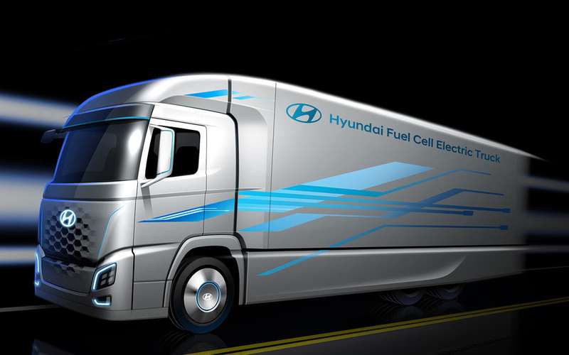 Нереальный тягач Hyundai на водороде: выглядит круто