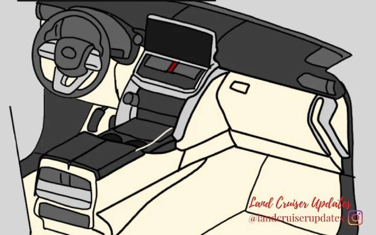 Land Cruiser 300: первые изображения интерьера — фото 1239385