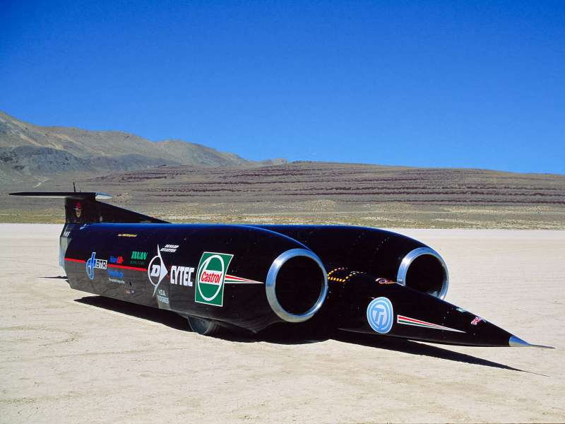 Thrust SS — самый быстрый сверхзвуковой автомобиль планеты