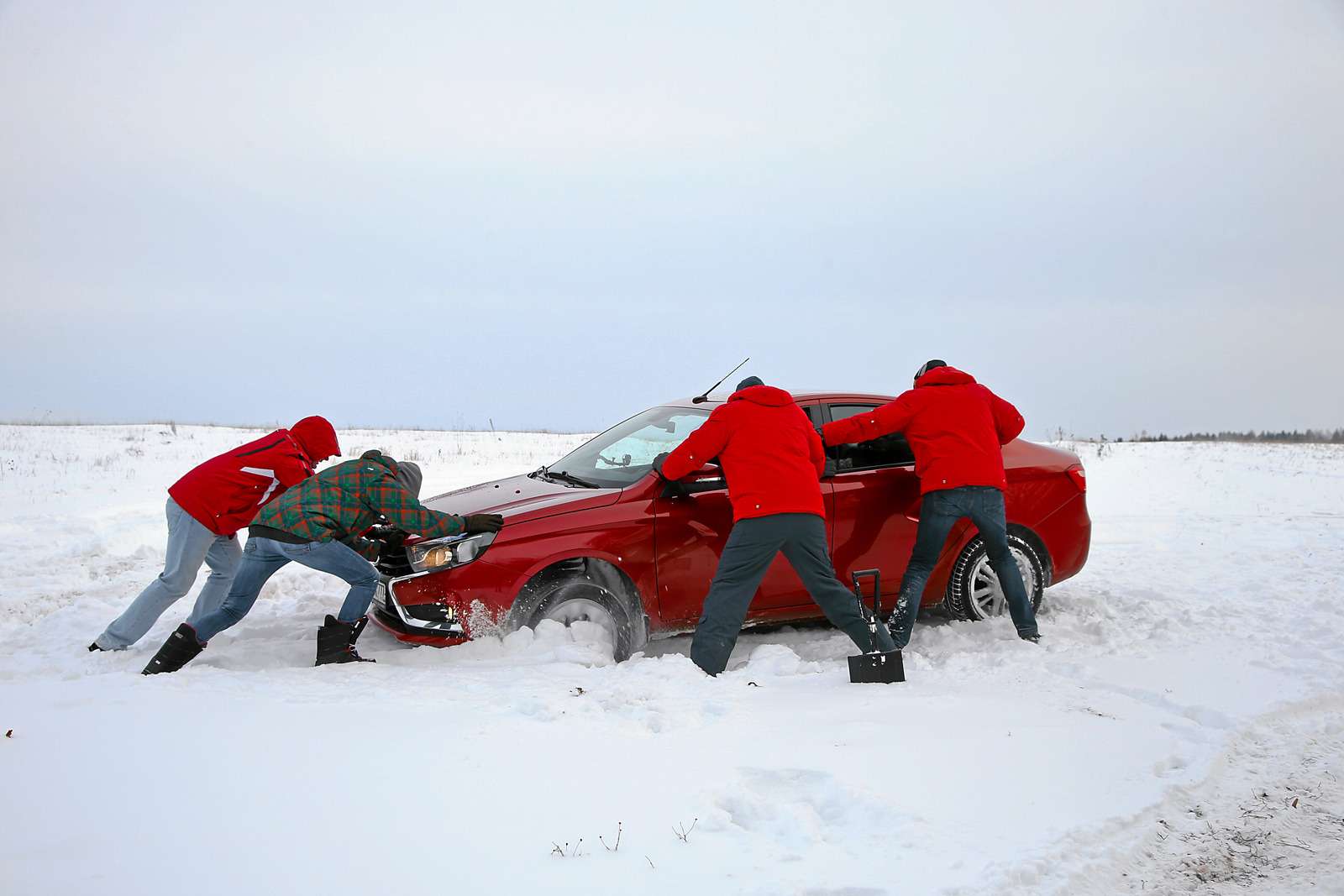 Большой зимний тест: Lada Vesta, Lada XRAY и Datsun mi-DO из парка ЗР — фото 571441
