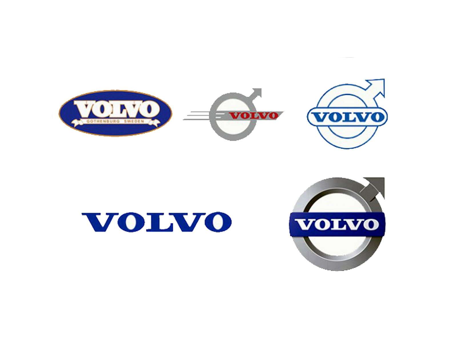 VOLVO. Идея логотипа Volvo родилась вместе с первым автомобилем в 1927 году. Обводы с выпирающей стрелой придали ему сразу ряд смыслов. По одной версии, она символизировала римского бога Марса. По другой – железо (шведская сталь отличалась высоким качеством). По третьей – мужское начало. По четвертой – все сразу. Диагональная полоска, проходящая через решетку радиатора и ставшая визиткой марки, изначально служила точкой крепления эмблемы. Шрифт на логотипах Volvo остается неизменным с 1958 года.
