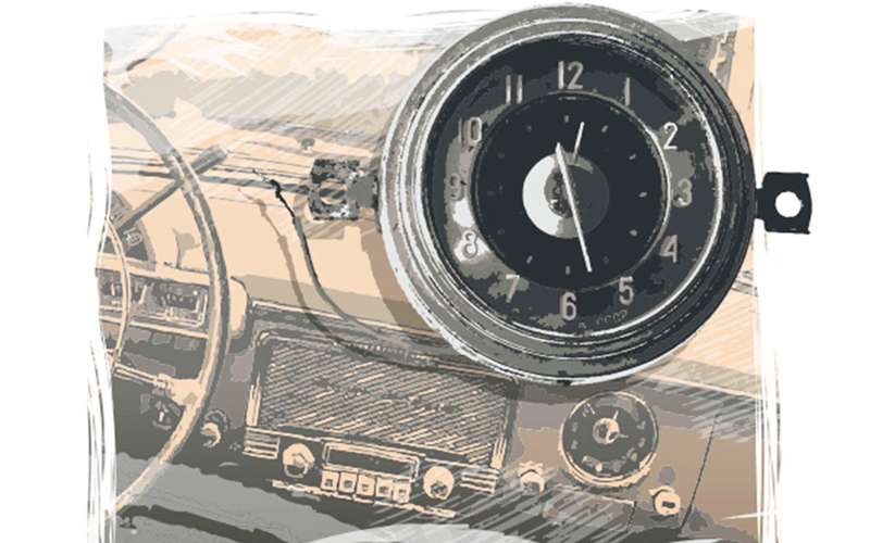 Встроенные часы Волги ГАЗ-21: там была необыкновенная технология