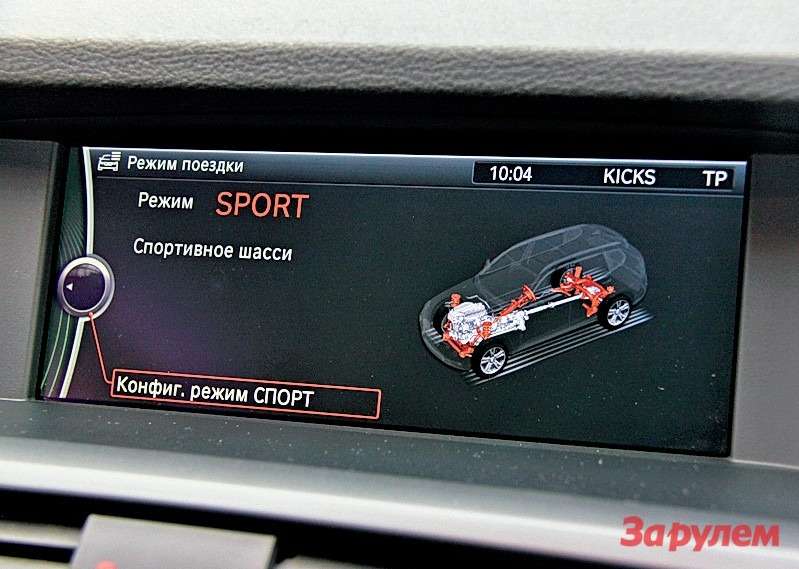 Активное шасси Dynamic Drive Control позволяет сделать поведение машины более спортивным.
