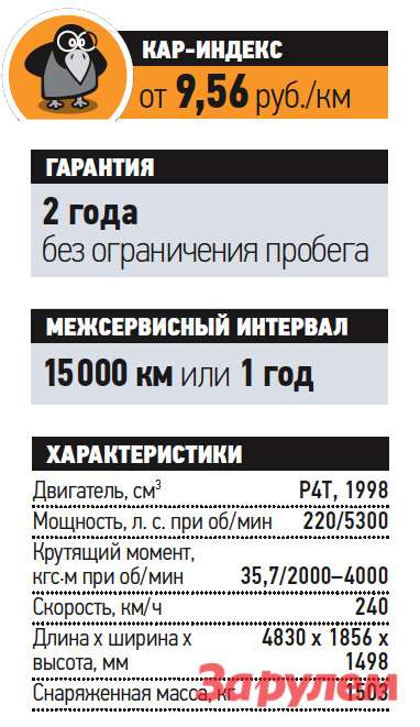 «Опель-Инсигния-2,0T», от 1 075 000 руб., КАР от 9,56 руб./км