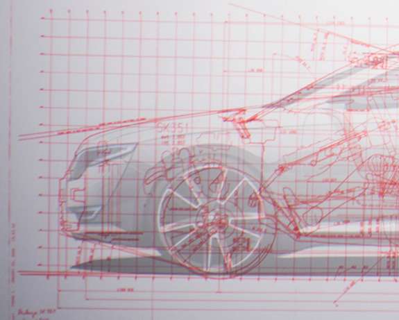 New Skoda Octavia hatchback schematic drawing front end_no_copyright