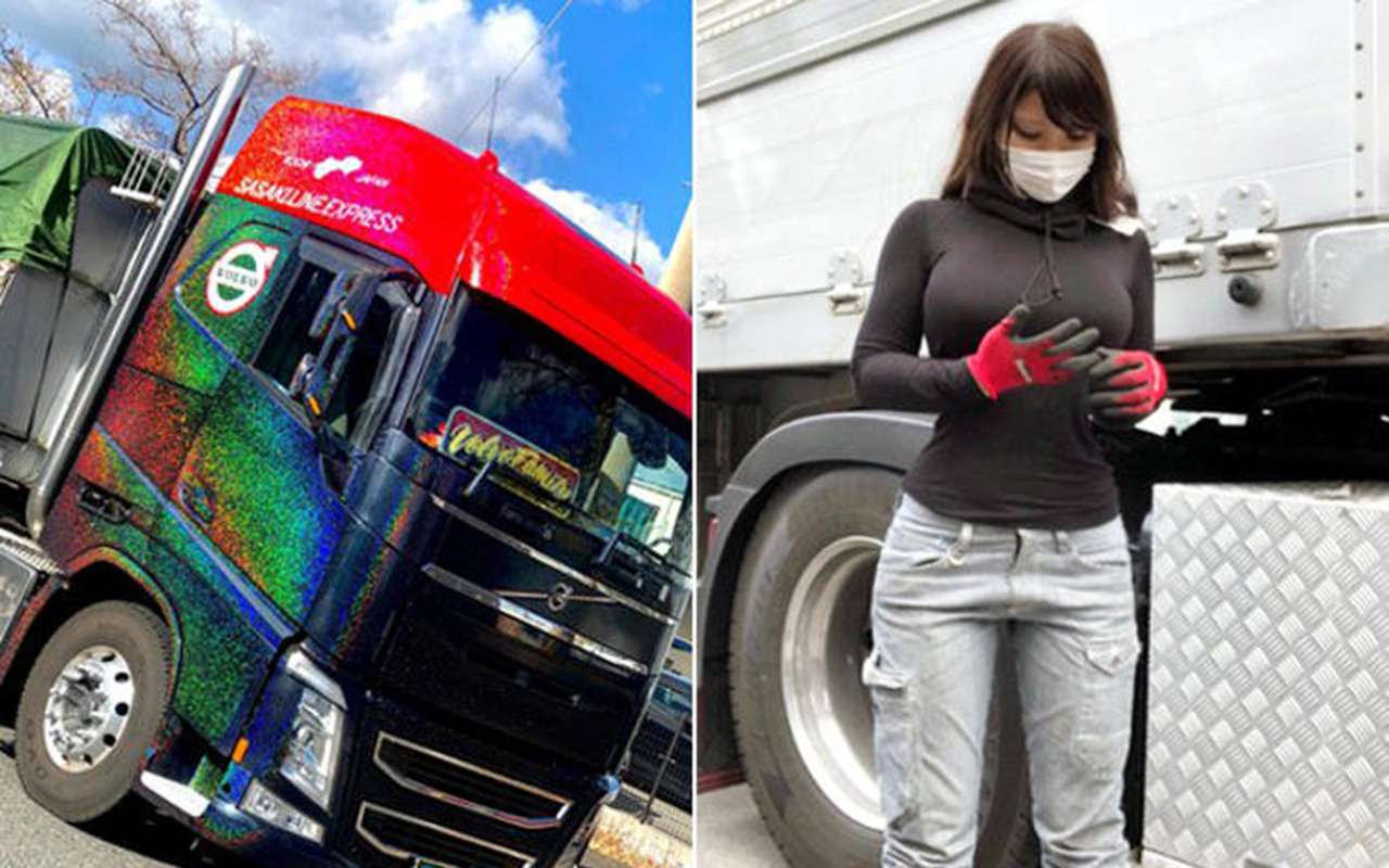 Самого красивого водителя грузовика в Японии печалит только одно — нет одежды нужного размера!