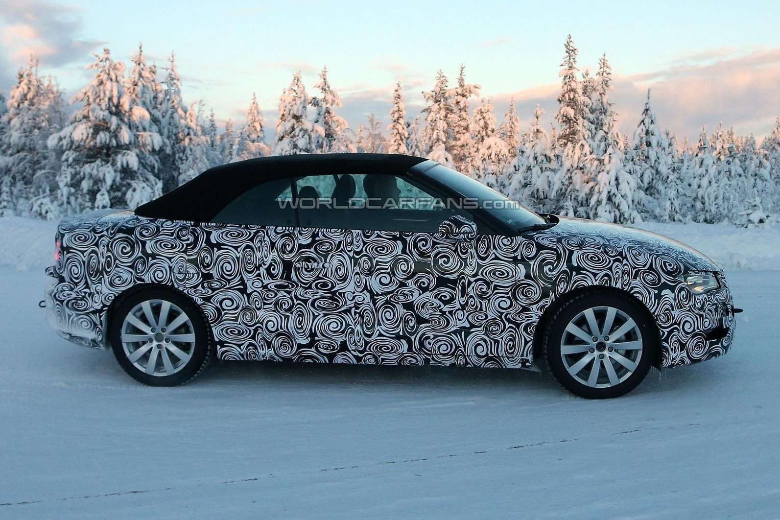 Audi A3 Cabriolet test prototype side view_no_copyright