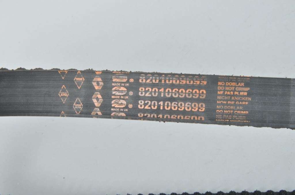  Маркировка ремня привода ГРМ (количество зубьев – 131, ширина — 25,4 мм).