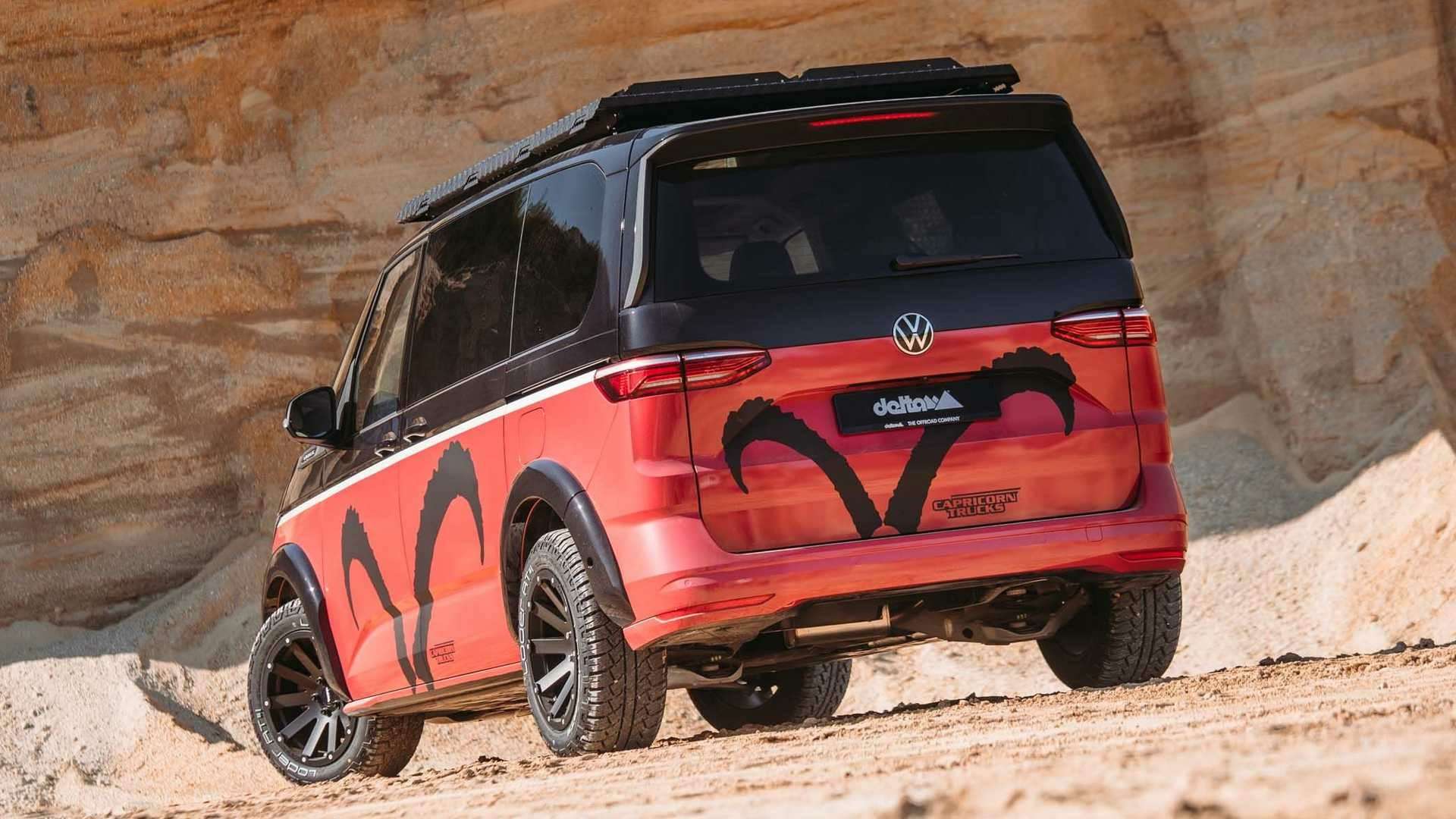 Новый Volkswagen Multivan подготовили для бездорожья