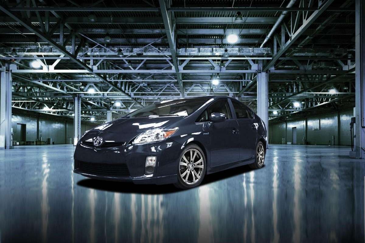 Toyota Prius with Plus Performance Package front view