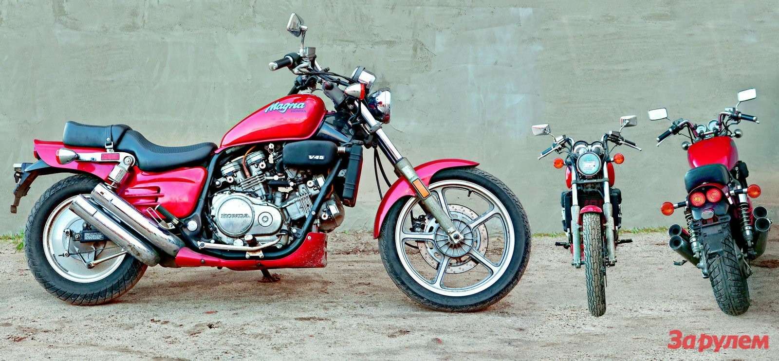 Стильный и надежный мотоцикл Honda Magna 750 V45