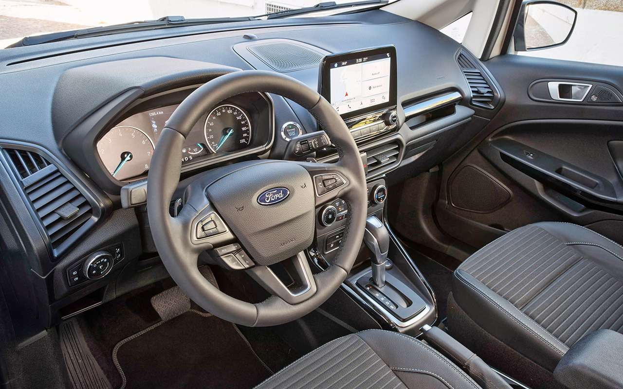 Обновленный Ford EcoSport — тест-драйв «За рулем» — фото 838842