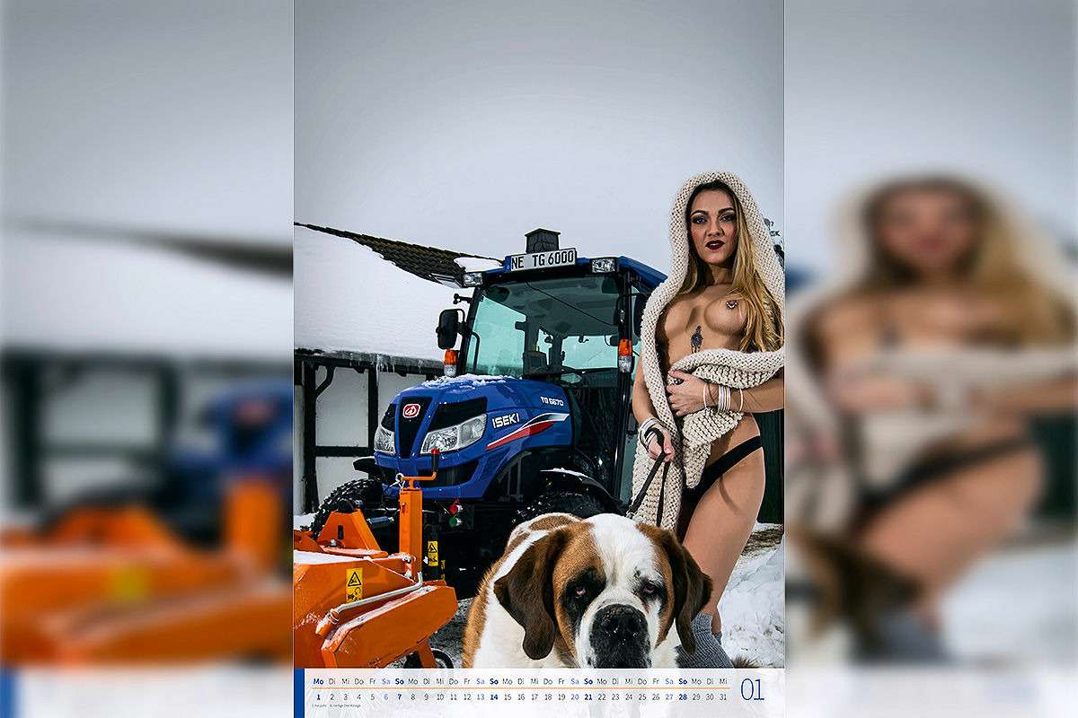 Сексапильные трактористки-2 — японско-немецкий календарь-2018 — фото 812875