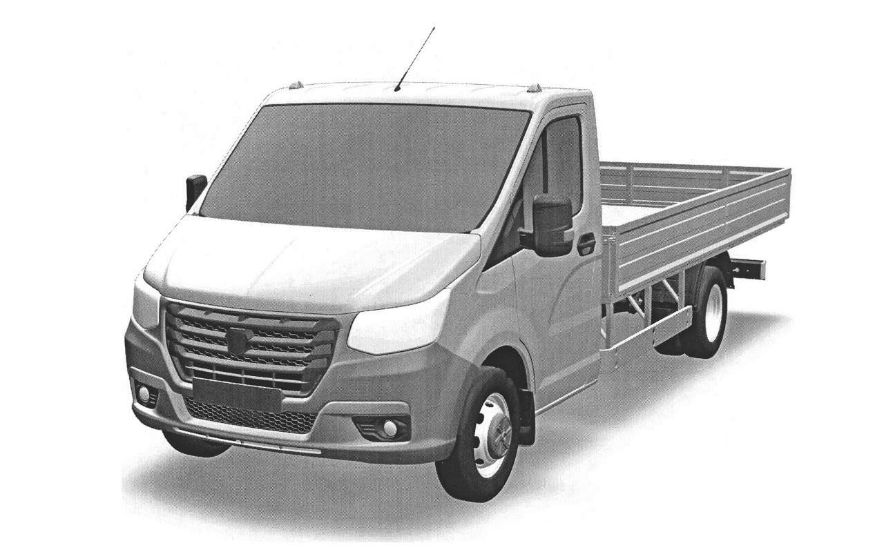 ГАЗ запатентовал внешность новой грузовой ГАЗели — фото 1125665