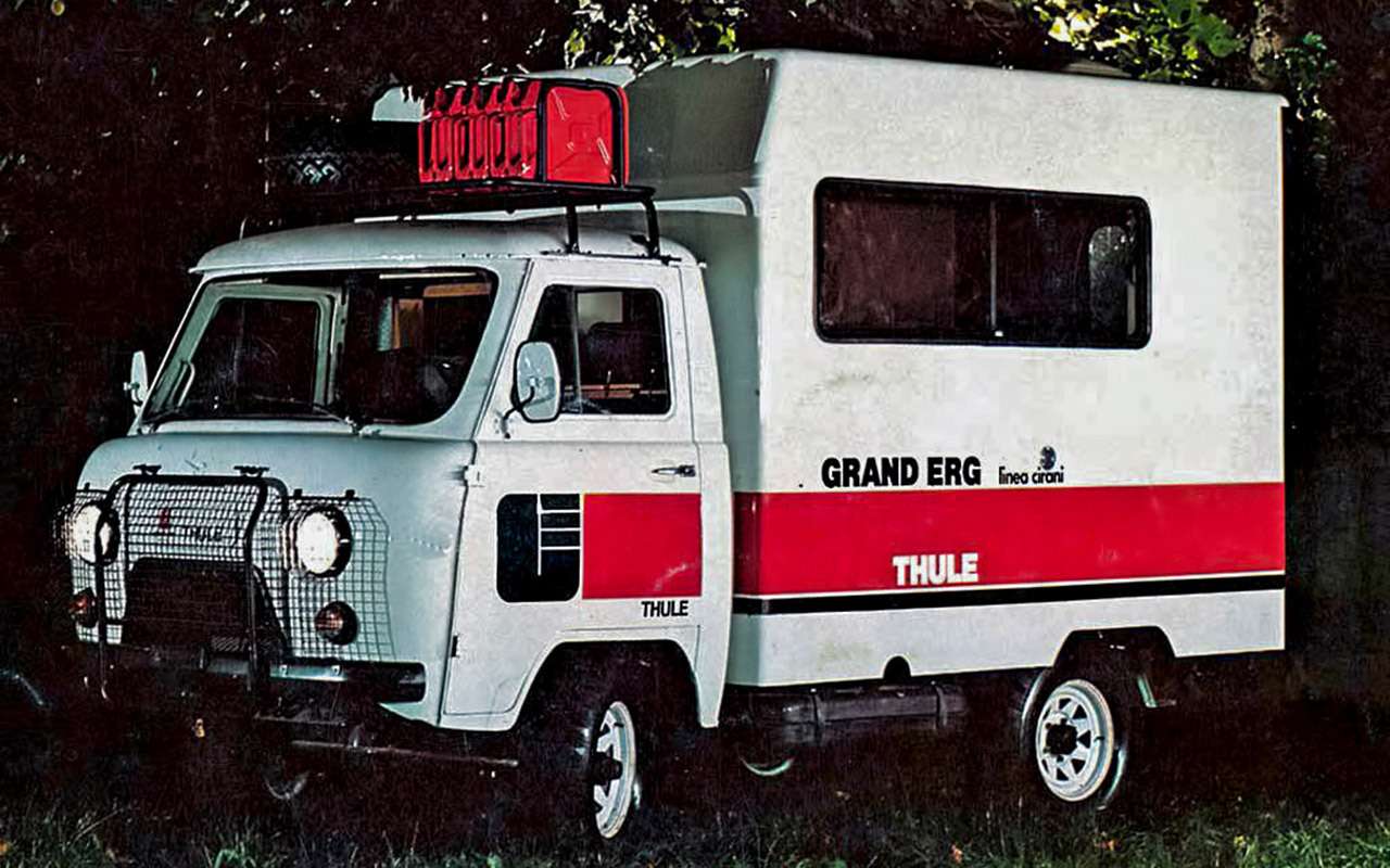 Кемпер Grand Eg Thule на шасси УАЗ‑3303.