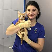 Марина Руденко — ветеринар, член AEMV (Association of exotic mammal veterinarians) и Санкт-Петербургского ветеринарного общества.