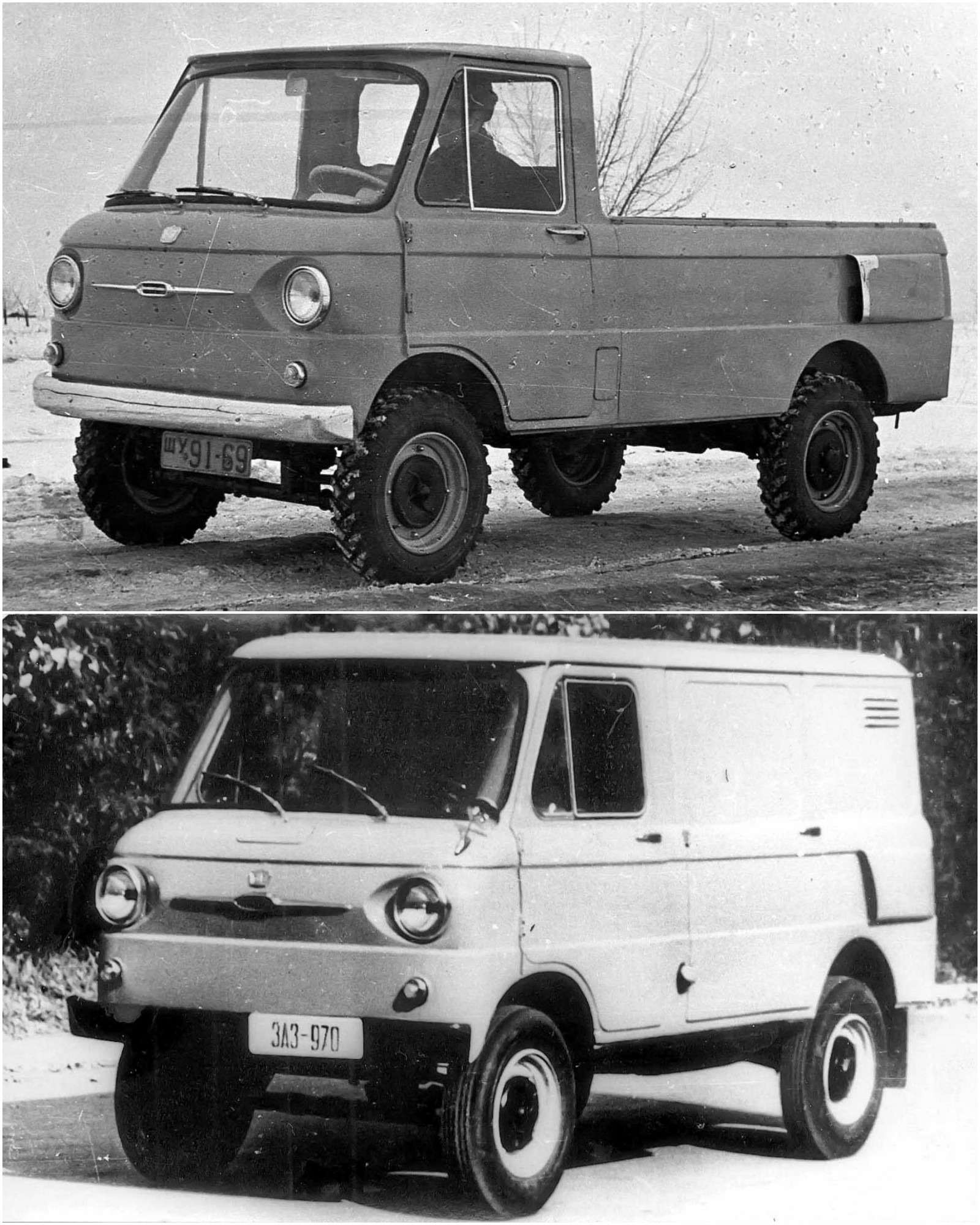 Пикап и фургон на базе ЗАЗ-966