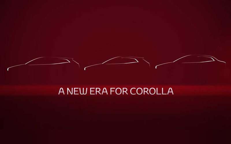 Новый седан Toyota Corolla: первое фото и дата премьеры